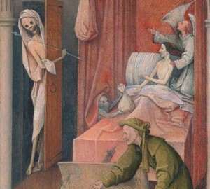 “Der Tod des Kaufmanns”, Jerome Bosch – Beschreibung des Gemäldes