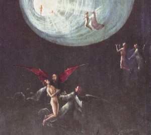 “Himmelfahrt zum Reich”, Jerome Bosch – Beschreibung des Gemäldes