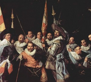 “Die Pfeile der Gilde St. Adriana ”, Frans Hals – Beschreibung des Gemäldes